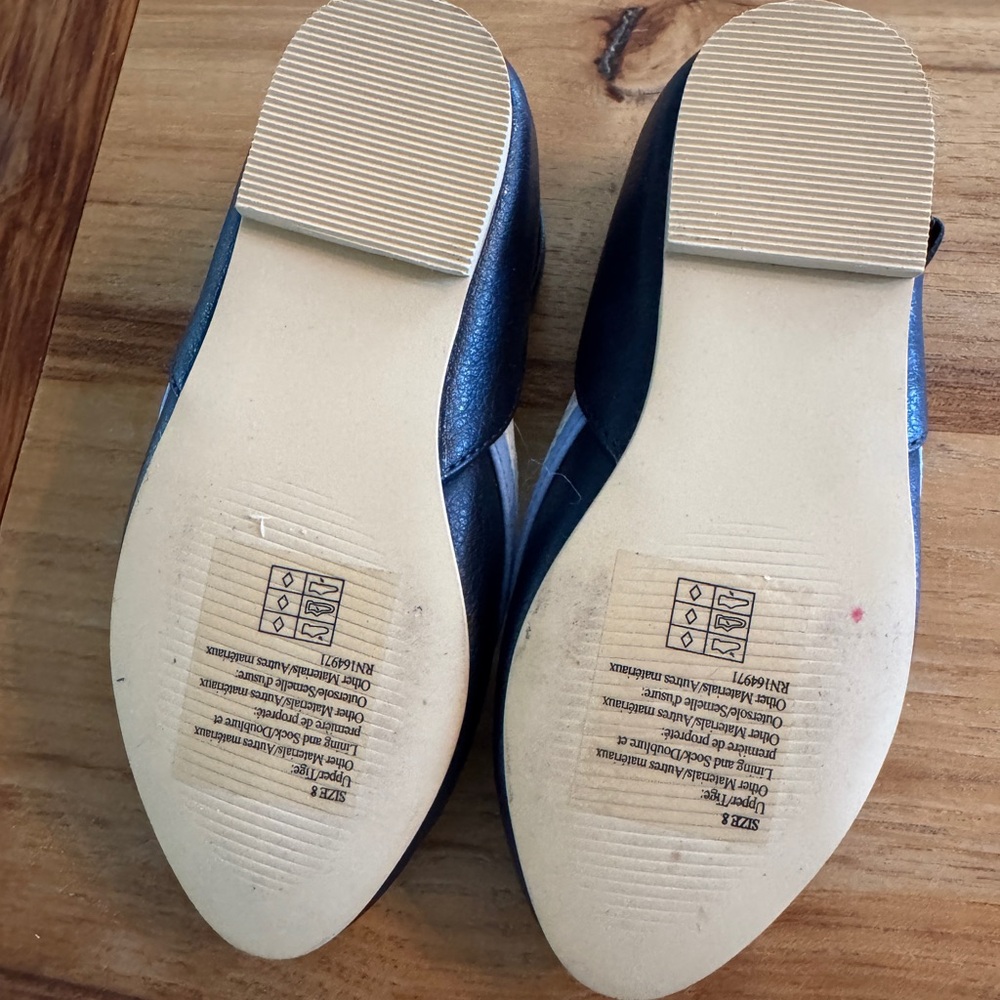 NWOT Janie and Jack Bow Strap Ballet Flat Toddler Size 8 - Picture 3 of 3